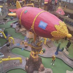 Oder ein Minigolfplatz