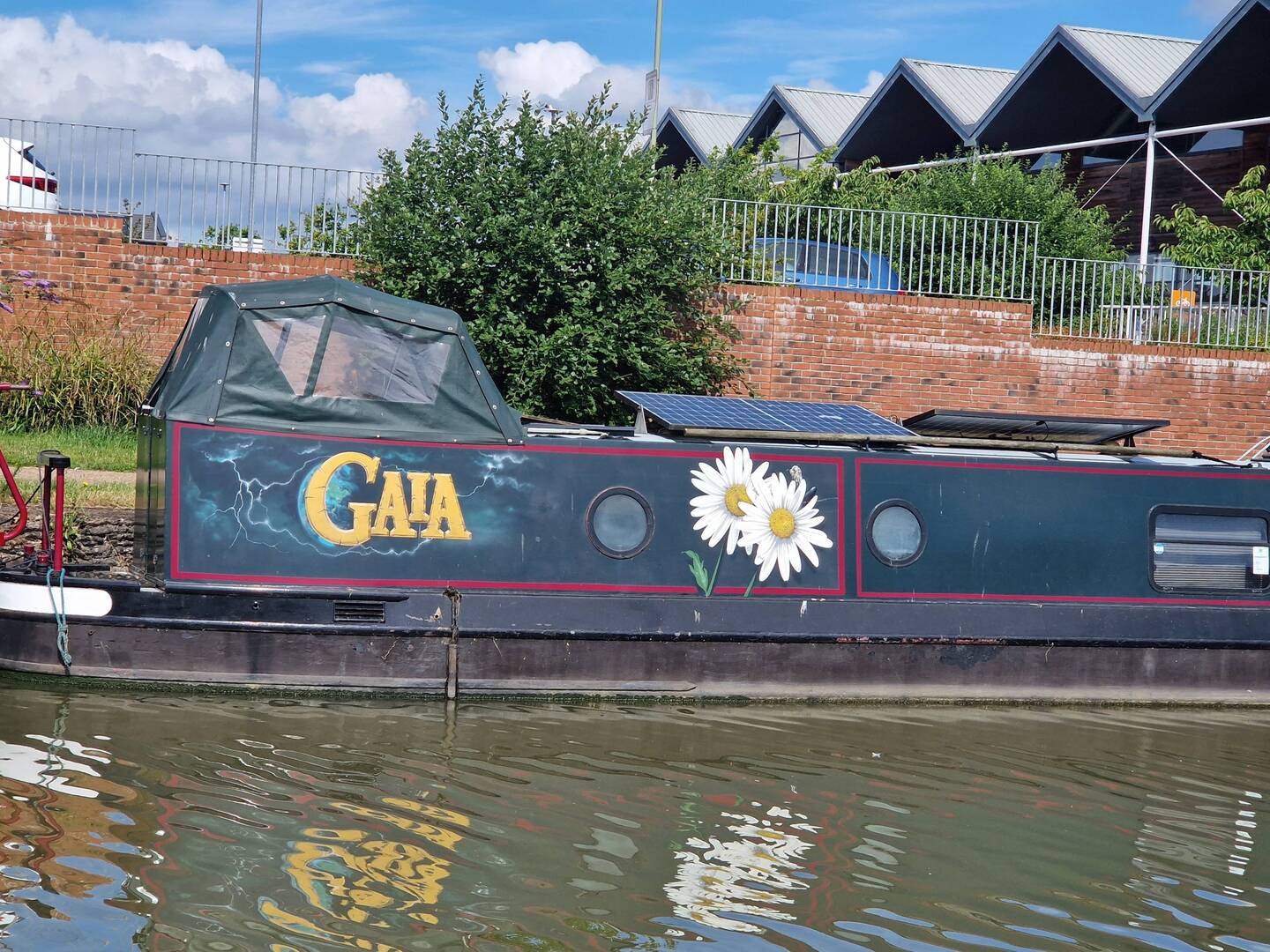 We loved the artwork on this boat on the way in to Gloucester