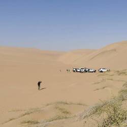 Unser Mittagstal - hier sind wir einigermaßen windgeschützt