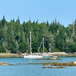 Our boat as seen from Huber trail