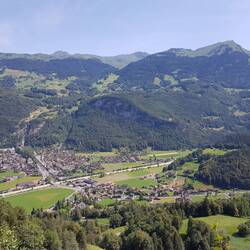 Blick auf Meiringen