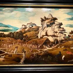 I don't know how but this about the conquest of America. Regardless, it is very attractive