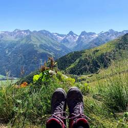 Pause und Aussicht genießen