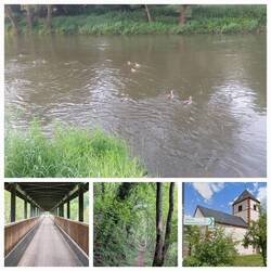 Entlang der Sauer und die Kapelle in Minden