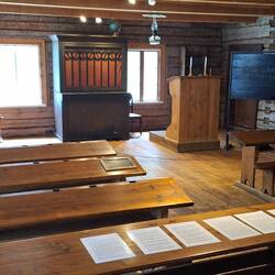 Schulstube, auch wie vor hundert Jahren