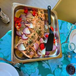 Karen's steamed salmon