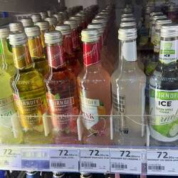 Gute Auswahl an Alkohol