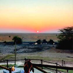 Sunset at Mwandi