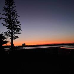 Sunset over Maroochydore