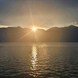 Den Sonnenuntergang hat man nur auf der Ostseite 🌅🥰