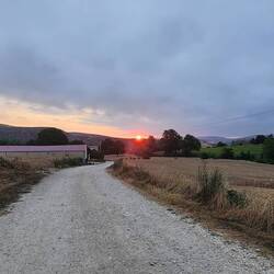 Sun is waking up