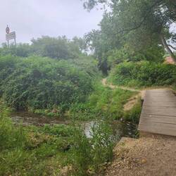 over the bridge, into Villafranca