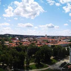 Vilnius' Old Town from Above