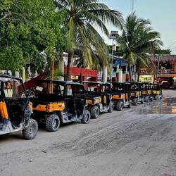 Taxistand in Holbox