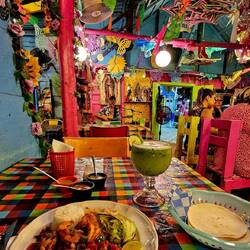 Abendessen im Casa Alebrije