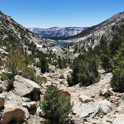 Selden Pass nach hinten