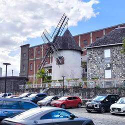 Eine Getreidemühle aus dem 18. Jahrhundert, mittlerweile ein Museum