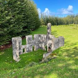 Waterwheel ruins at Arthur Vale