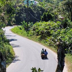 Die Seifenkiste ist hier gängiges Fortbewegungsmittel