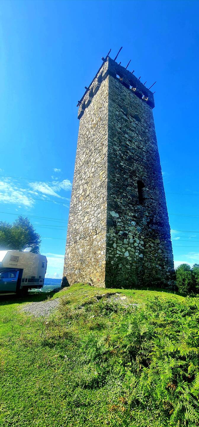Stellplatz beim Svan-Turm
