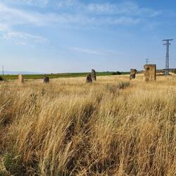 The stones are dedicated to persons or groups involved with the Atapuerca discoveries.