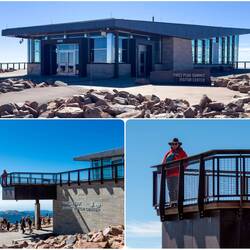 The new visitor center opened in 2021 — at the summit.
