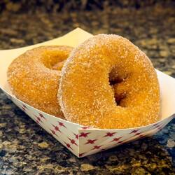 Donuts in the Sky ... fluffiest donuts ever — at the summit.
