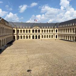 The courtyard of Musee de l'Armee.
