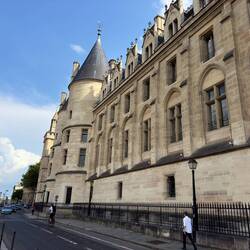 The Conciergerie, Ille de la Cite, where Marie Antoinette was held before her execution.