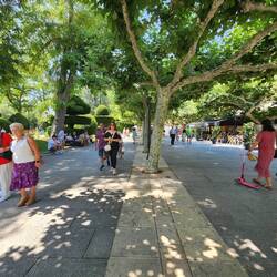 Tons of people out today in Burgos