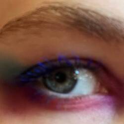 My swaggy (later "crazed") makeup look
