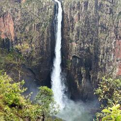 View at the top of the falls.