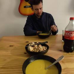 Wir wärmen uns erstmal genüsslich auf