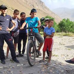Yssufs Schüler, die mit uns englisch sprechen sollen