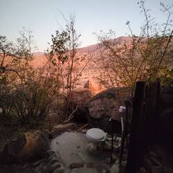 Sitzplatz mit Ausblick