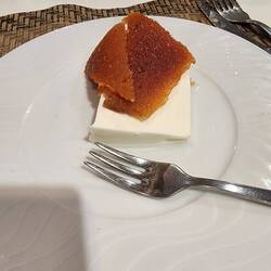 cheese (like a boconcini) and quince paste. It was very good. Not too sweet; just perfecto!!