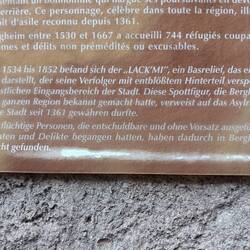 Hinweis auf den "Lack'mi"