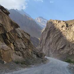 Auf dem Weg uns Bartang-Tal