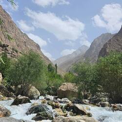 Herrlicher Fluß zum erfrischen