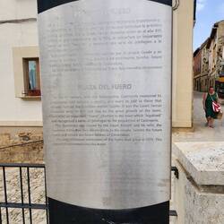 The explanation of the 9th C "fuero" (charter)