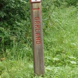 Border marker? I think I have entered Orkland