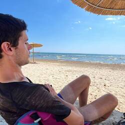 Mittags-Hitze-Pause am Strand