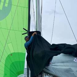 Großsegel einpacken