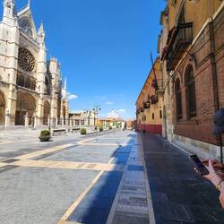 Street in front of the Cathedral