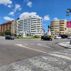 The city centre roundabout