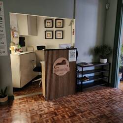 The front desk