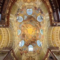 The library ceiling