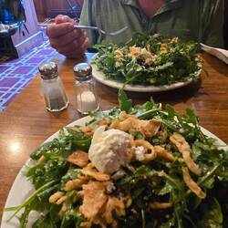 A yummy salad for lunch. We also had some sliders