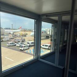 AA151 at the gate in CDG.
