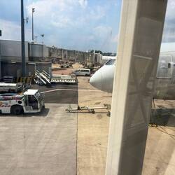 AA151 at the gate in CDG.